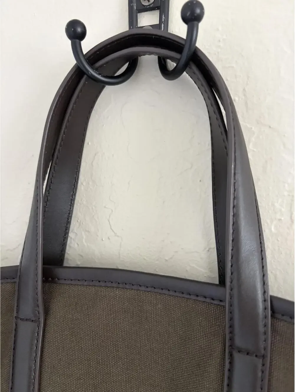 New Banana Republic canvas/leather tote bag